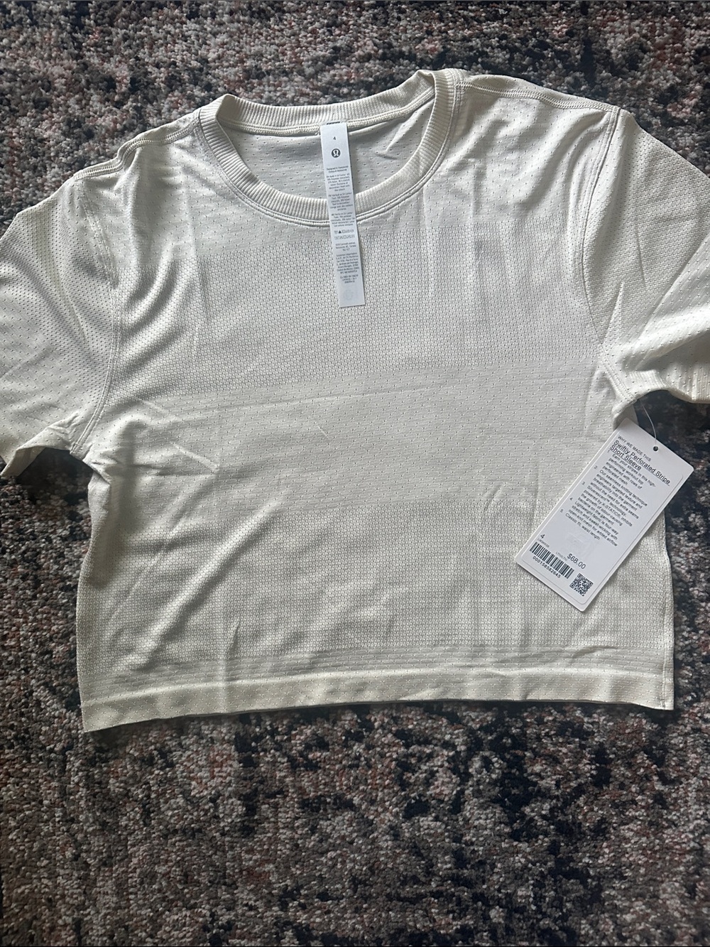 Lululemon Swiftly Perforated Stripe
